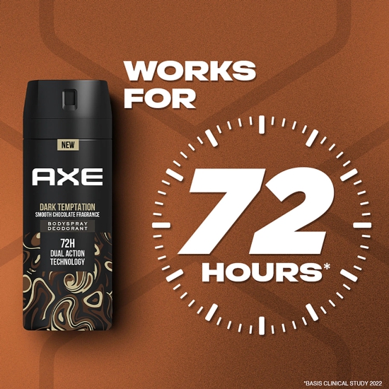 Axe Dark Temptation - Long Lasting Deodorant, Body Spray, For Men, 150 Ml