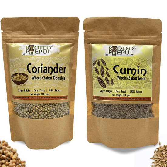 Jeera Dhaniya Whole Combo: Coriander Whole + Cumin Whole