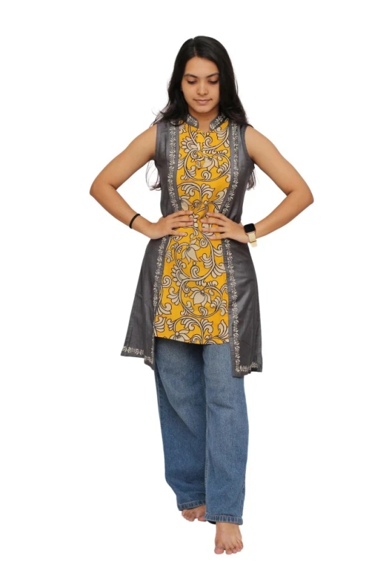 Tisser Kalamkari Handpainted Kurti