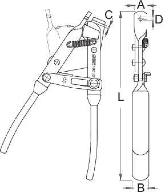 Unior Cable Puller Pliers With Lock