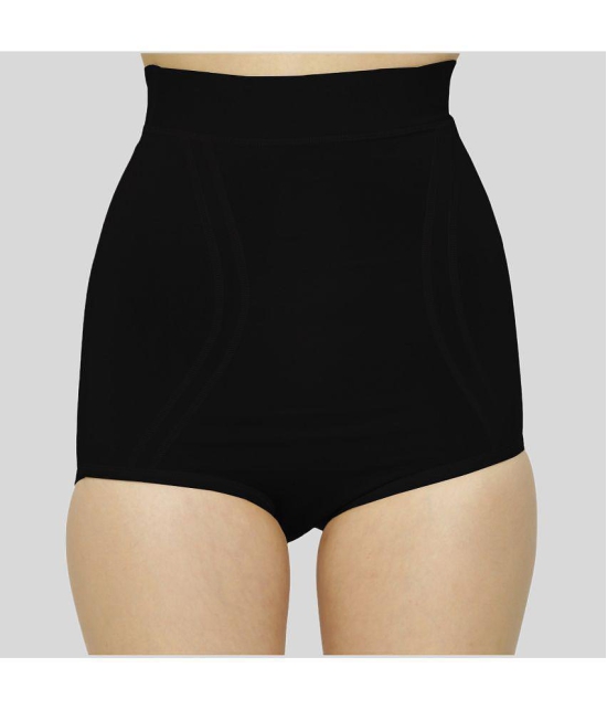 SELETA - Black Shapewear Cotton Women's Tummy Tucker ( Pack of 1 ) - None