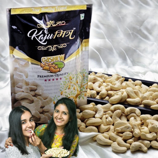 Kaju Mitra 5 Star Cashew Nut Pack of 1 | Nutritious & Delicious Kaju Gluten Free Natural Crunchy Cashews Rich in Protein & Dietary Fibers Zero Cholestrol & Transfat - 200 Gram