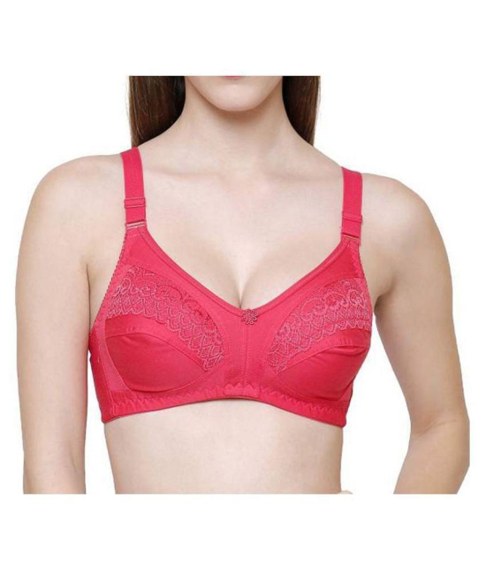 KYODO Poly Cotton Shaping Bra - Red - 42B