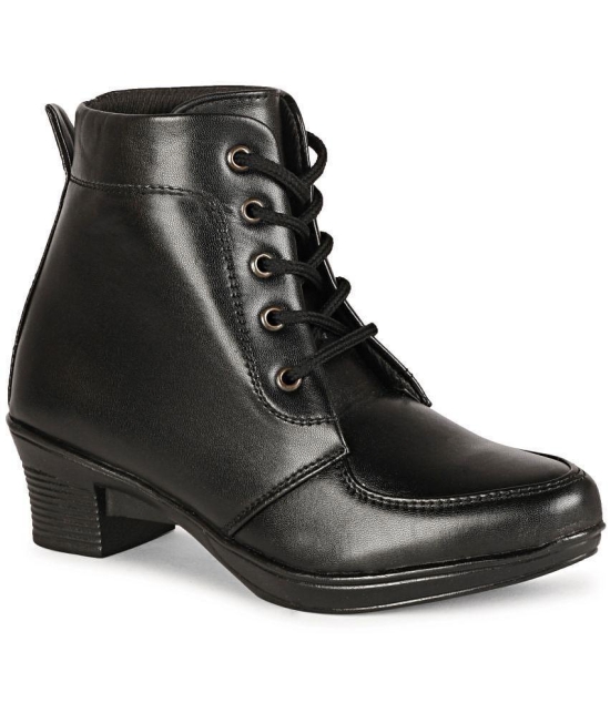 Saheb - Black Womens Ankle Length Boots - None