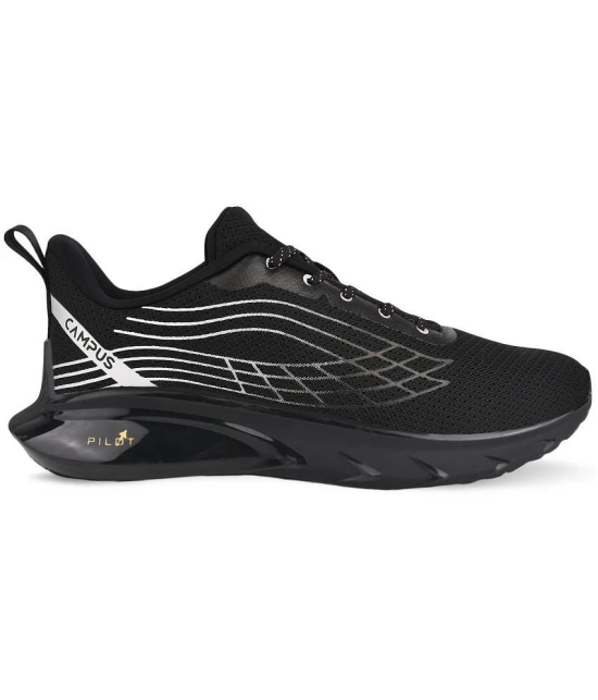 Campus - Black Mens Sports Running Shoes - None