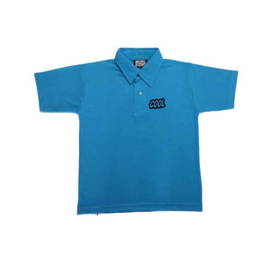 NEO GARMENTS Boys Cotton Collar Neck Half sleeves T-Shirt - COOL. | SIZE 7 YRS TO 14 YRS-(12-13YRS) / BLUE