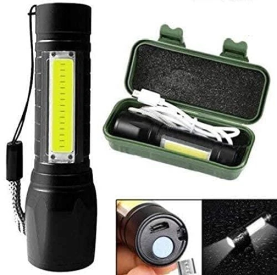 Uttamrobotics Pocket Size Mini Portable XPE + COB LED Tactical Flashlight