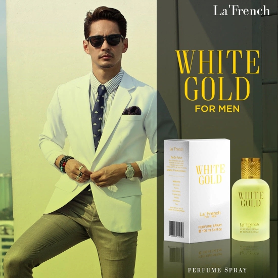 White Gold Perfume For Men - 100ml-White Gold Perfume For Men - 100ml