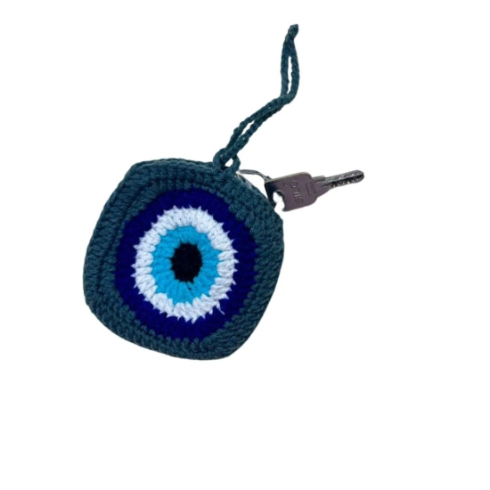 Handmade Crochet Eye Airpod Case