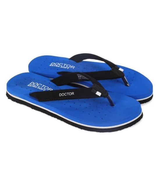 DOCTOR EXTRA SOFT - Royal Blue  Womens Slipper - None