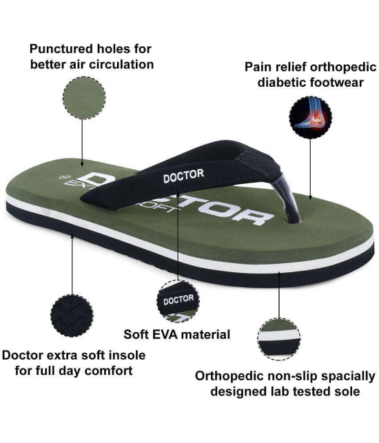 DOCTOR EXTRA SOFT - Green EVA Daily Slipper - None