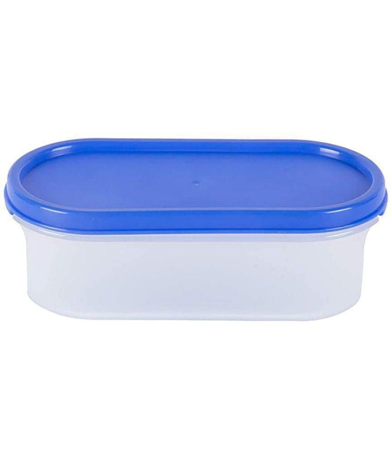 HOMETALES Plastic Multi-Purpose Food Container, 500ml (2U) - Navy Blue