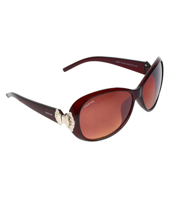 Creature - Brown Cat Eye Sunglasses ( Pack of 3 ) - Medium