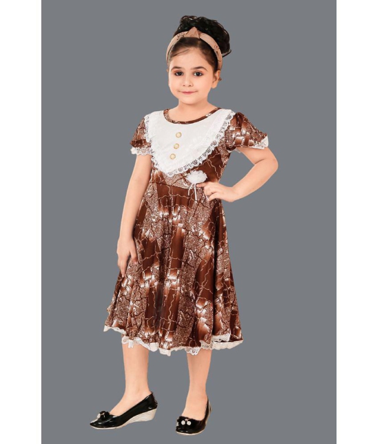 STYLOKIDS Multicolor Cotton Blend Girls Frock ( Pack of 1 ) - None