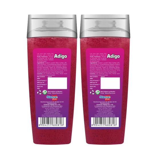 Adigo | Shower gel | Fruity | Fresh 250ml (Pack Of 2)