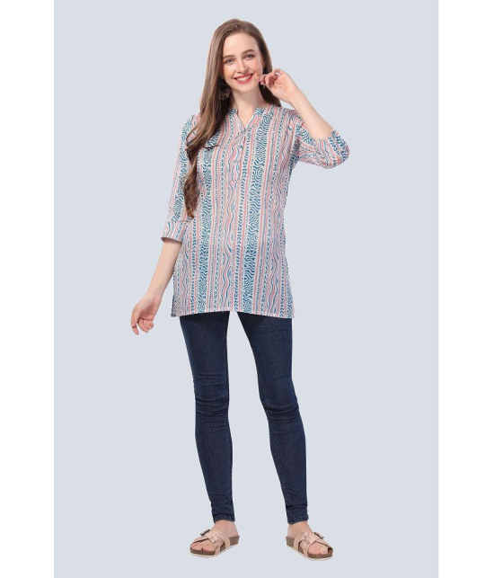 Meher Impex Multi Color Cotton Womens Tunic ( Pack of 1 ) - None