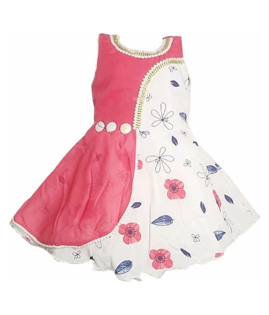 HVM Baby Girl Party Wear Frock (12-18M, 18-24M, 2-3Y, 3-4Y, 4-5Y, 5-6Y) - None