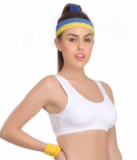 Eves Beauty Cotton Lycra Sports Bras - None