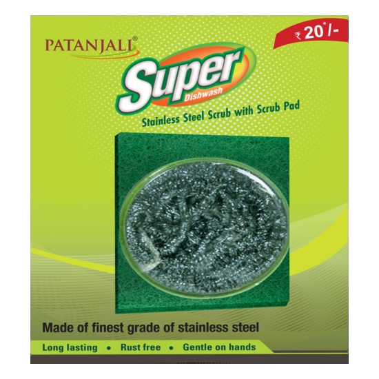 SUPER STEEL SCRUB WITH SCRUB PAD - T