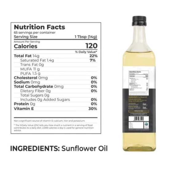 Anveshan wood pressed Sunflower oil-1L