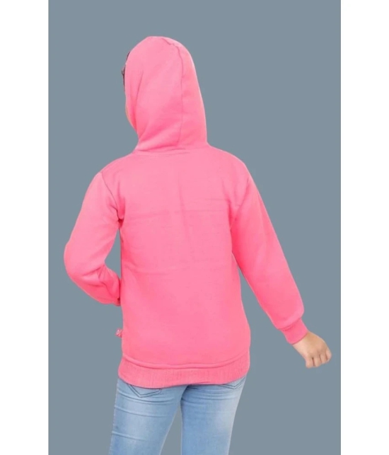 Coxxup Girls Cotton Blend Light Weight Jacket For ( Pack of 1 , Pink ) - None