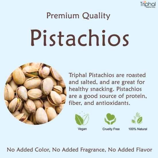 Pistachio - Roasted and Salted -Premium Pista | Triphal