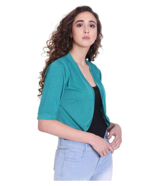 Affair Cotton Shrugs - Green - XL