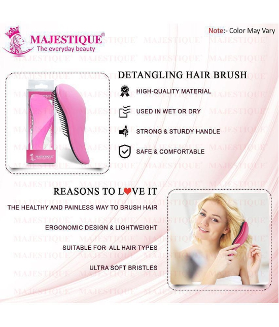 MAJESTIQUE - Vented Brush For All Hair Types ( Pack of 1 )