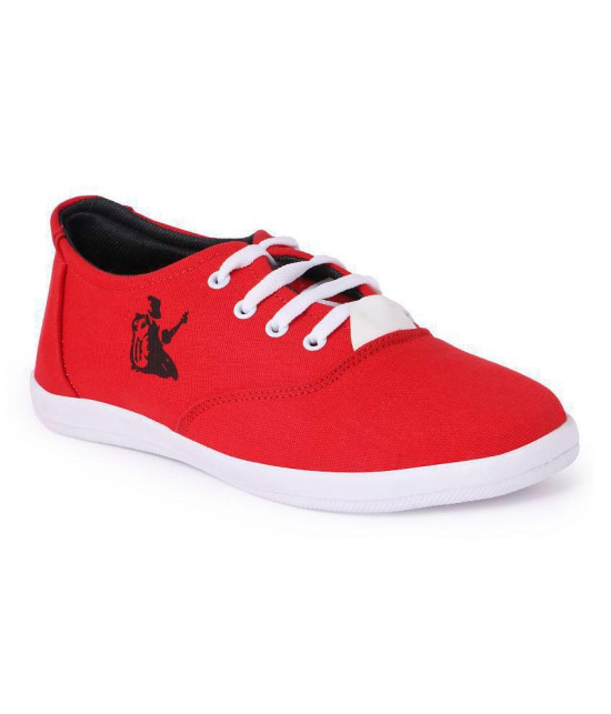 Kzaara Sneakers Red Casual Shoes - 10