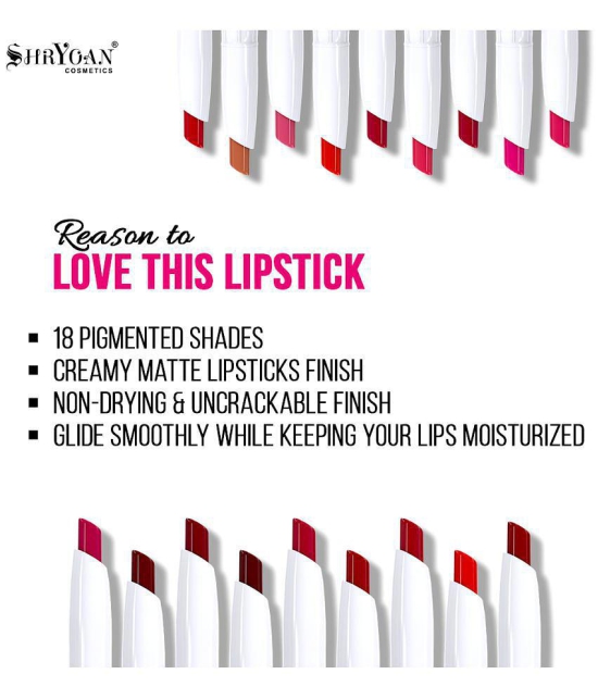 shryoan - Coral Matte Lipstick 40