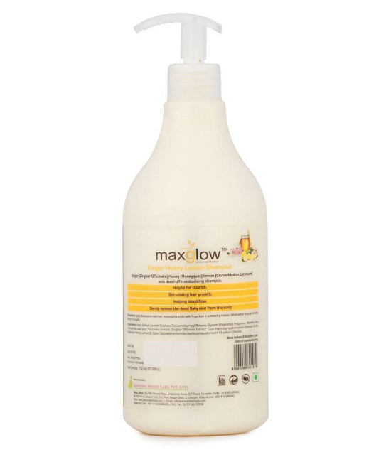 MaxGlow GINGER, HONEY & LEMON Shampoo 750 ml