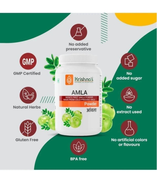 Krishnas Amla Powder, 100 g Pack Of 3