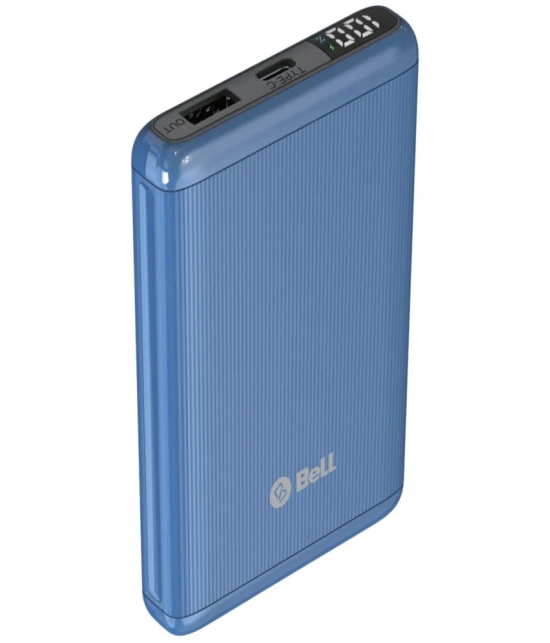 Bell 10000 -mAh 22.5W Li-Polymer Power Bank - Blue