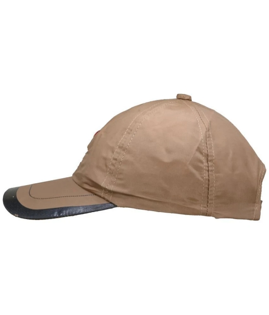 JMALL - Brown Cotton Mens Cap ( Pack of 1 ) - Brown