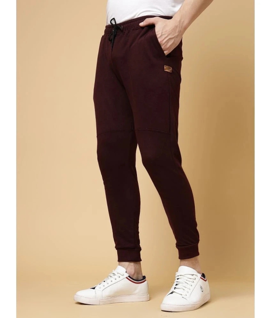 Rigo Wine Cotton Mens Joggers ( Pack of 1 ) - None