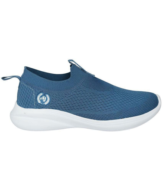 Ajanta - Blue Mens Slip-on Shoes - None