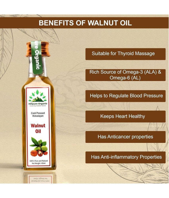 Hillpure Organic Walnut Oil 65 mL