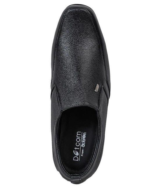 Action - Black Mens Slip On Formal Shoes - 6