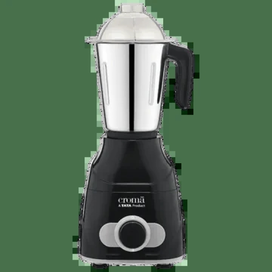 Croma 750 Watt 3 Jars Mixer Grinder (Pulse Function, Black)