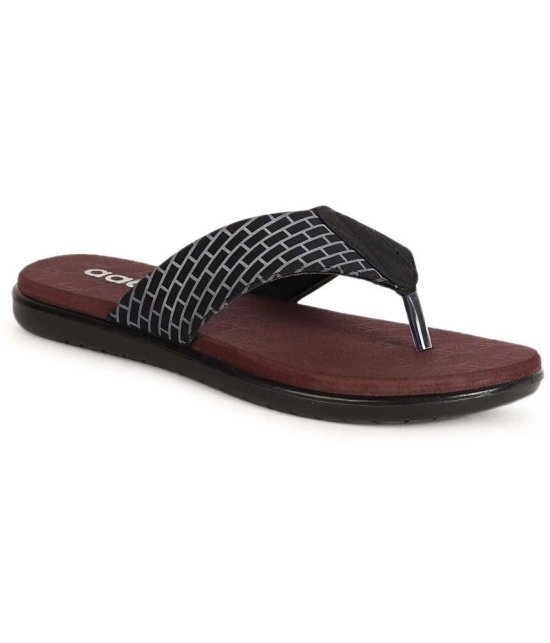 Aadi Maroon Mens Thong Flip Flop - None