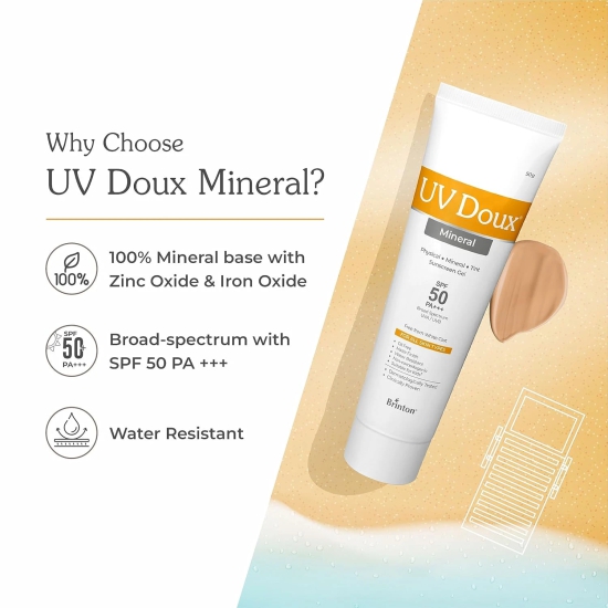 UV Doux Mineral Sunscreen Gel SPF 50+ 50gm