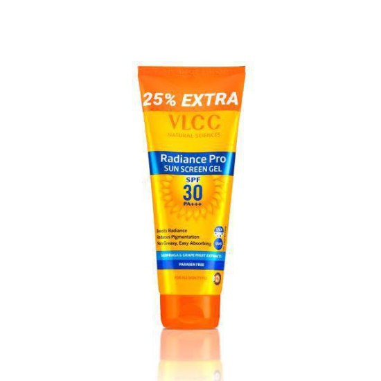 VLCC Radiance Pro SPF 30 PA+++ Sunscreen Gel - 100 g with 25 g Extra