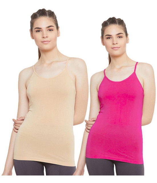 Outflits Cotton Smoothing Cami Shapewear - Pack of 2 - L