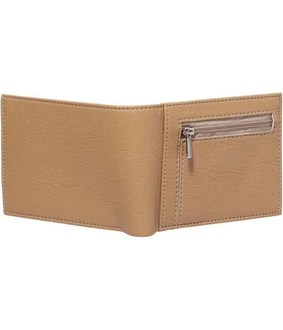 samtroh - PU BEIGE Mens Regular Wallet ( Pack of 1 ) - Beige