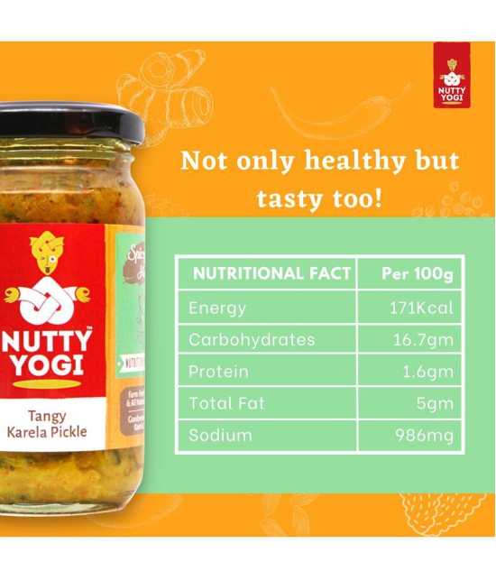 Nutty Yogi Tangy Karela Pickle 200 g