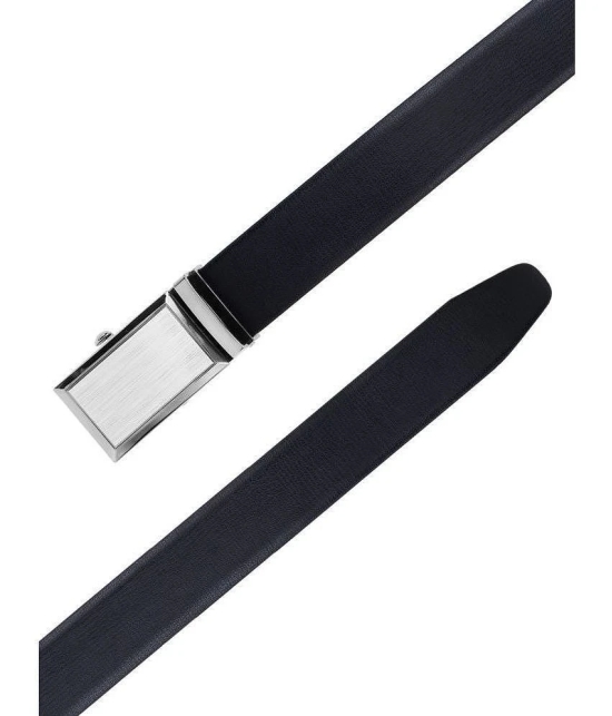 Loopa - Black Faux Leather Mens Reversible Belt ( Pack of 1 ) - None