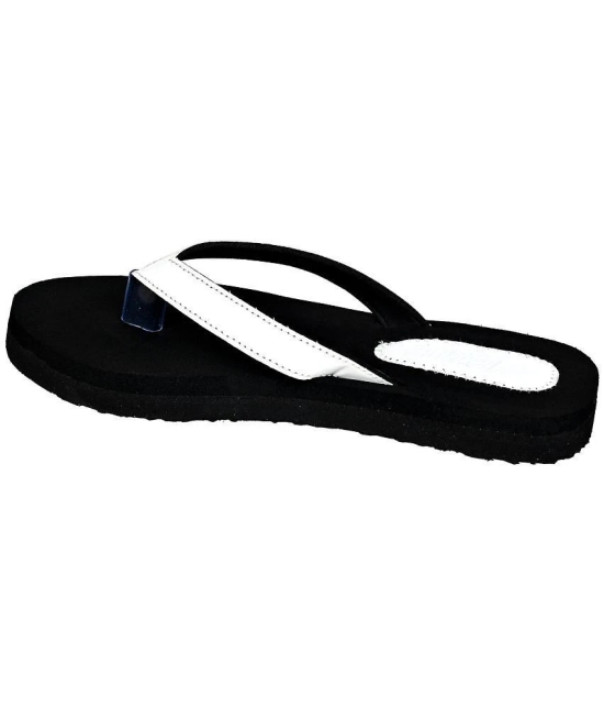 Altek - White Womens Thong Flip Flop - None