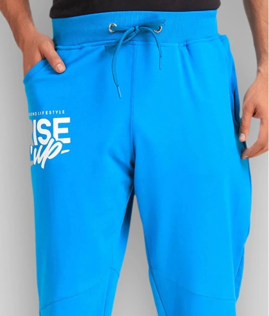 Uzarus - Blue Cotton Mens Trackpants ( Pack of 1 ) - M