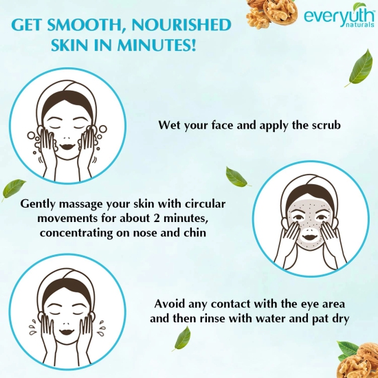 Everyuth Naturals Exfoliating Walnut Scrub, 200 G, Tube