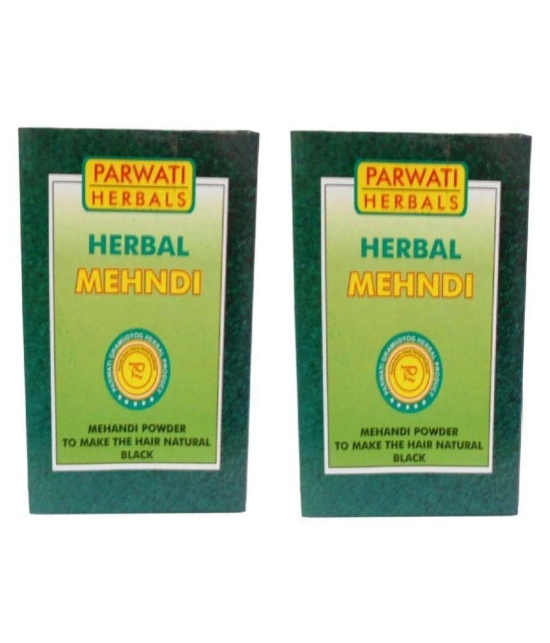 Khadi Herbal Black mehandi Natural Henna 200 gm Pack of 2